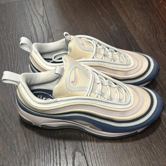 Nike Women’s Air Max 96 Sneakers - Pink and Navy Blue - Size US 7.5 - Picture 3 of 6